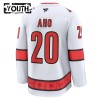 Carolina Hurricanes tröja Fanatics Premium Sebastian Aho 2024-25 Vit Borta - NHL Tröjor Barn